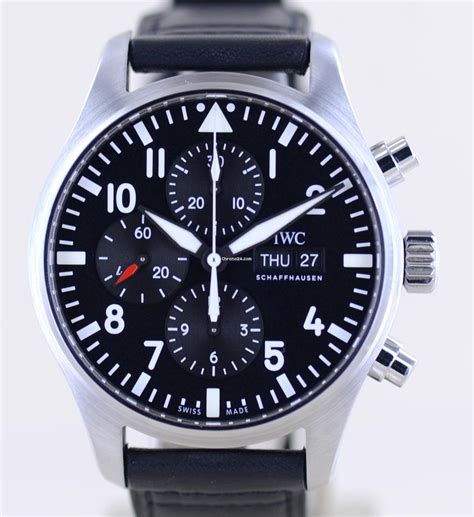 iwc fliegeruhr chronograph 43 day date|iwc pilot chronograph.